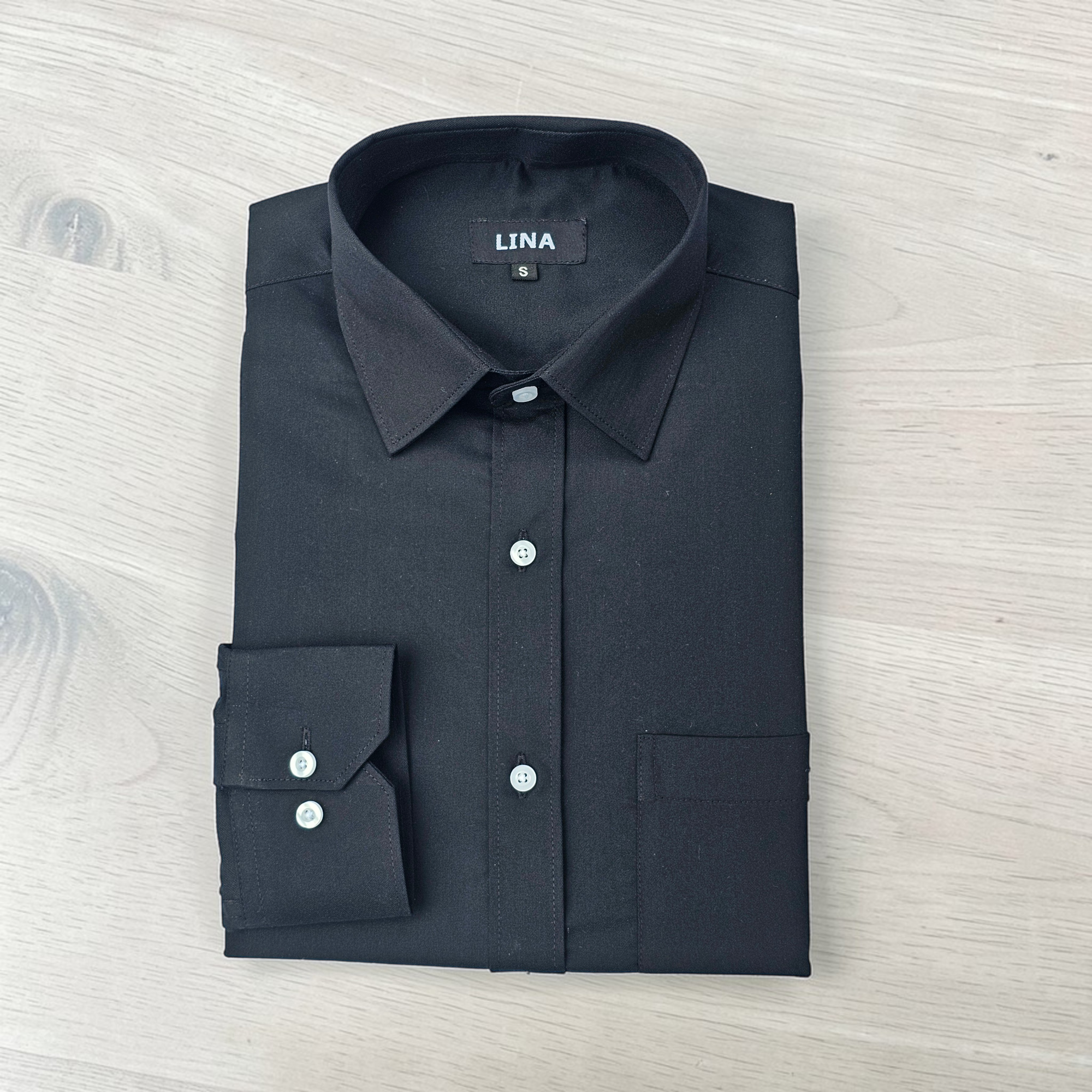 The Signature Black Formal Shirt