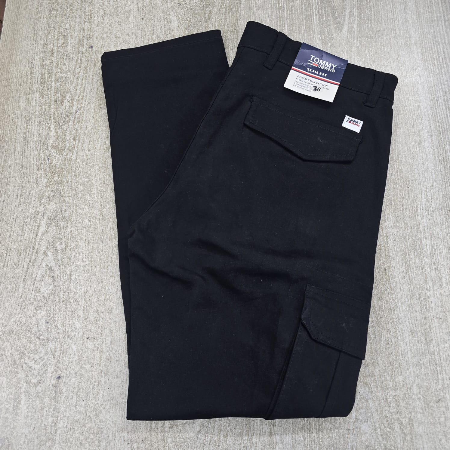 Tommy Jeans Twill Cargo Pant – Black