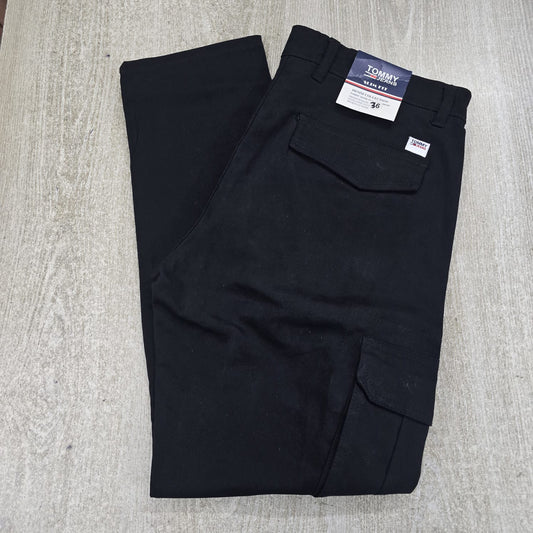 Tommy Jeans Twill Cargo Pant – Black