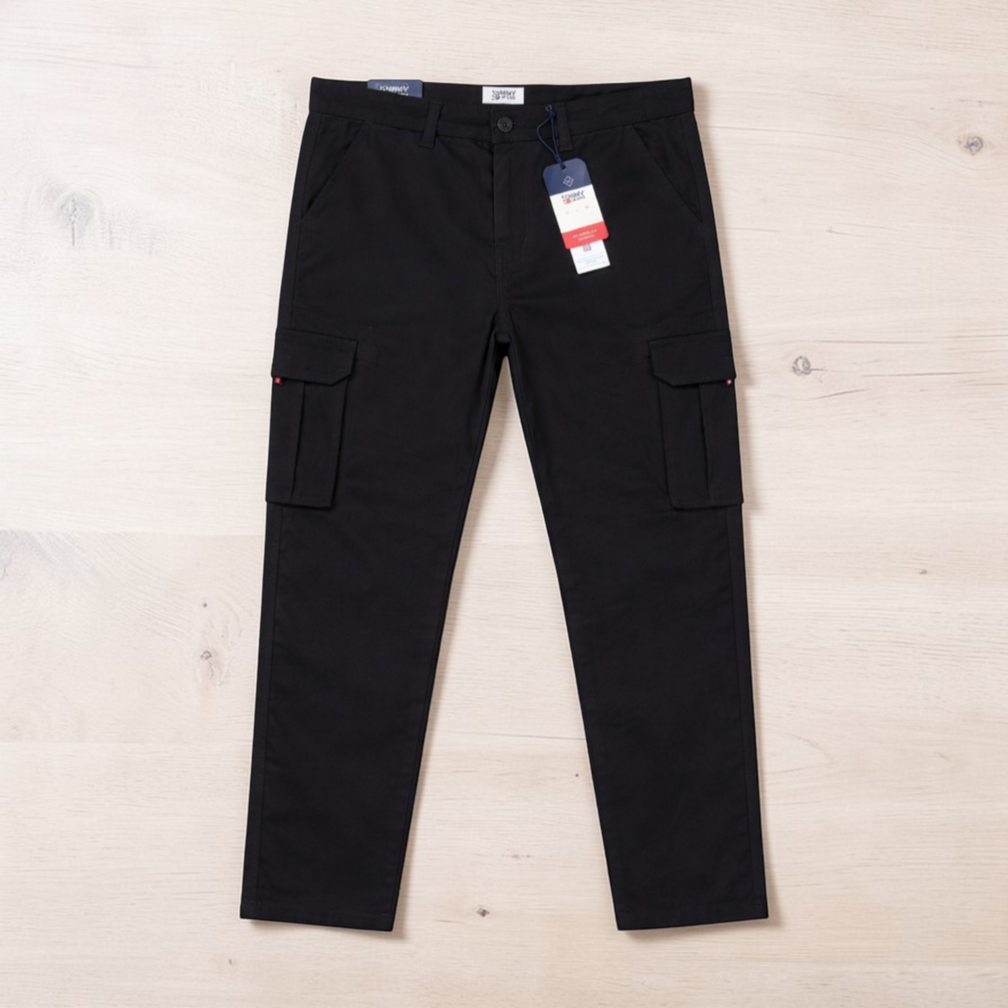 Tommy Jeans Twill Cargo Pant – Black