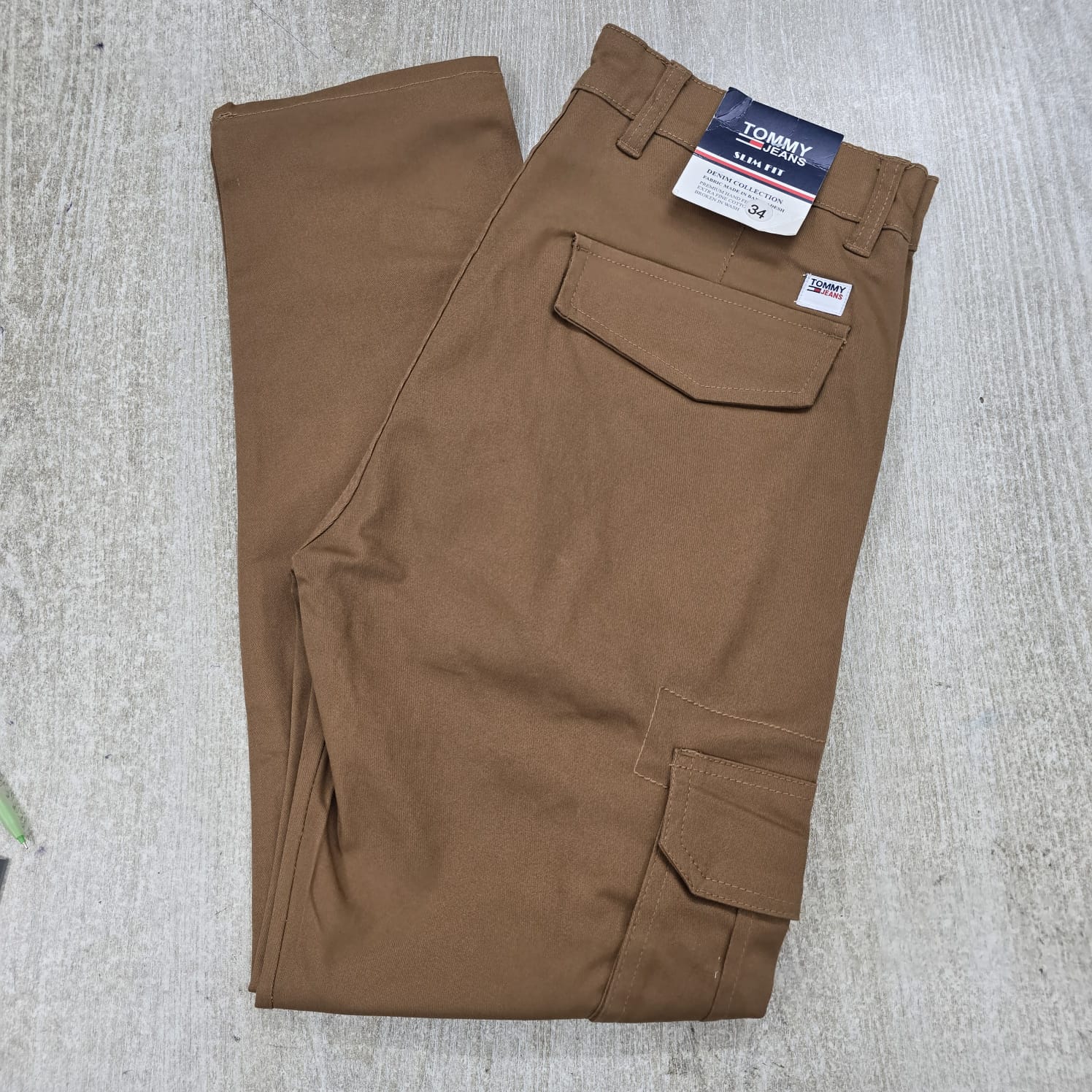 Tommy Jeans Twill Cargo Pant – Olive