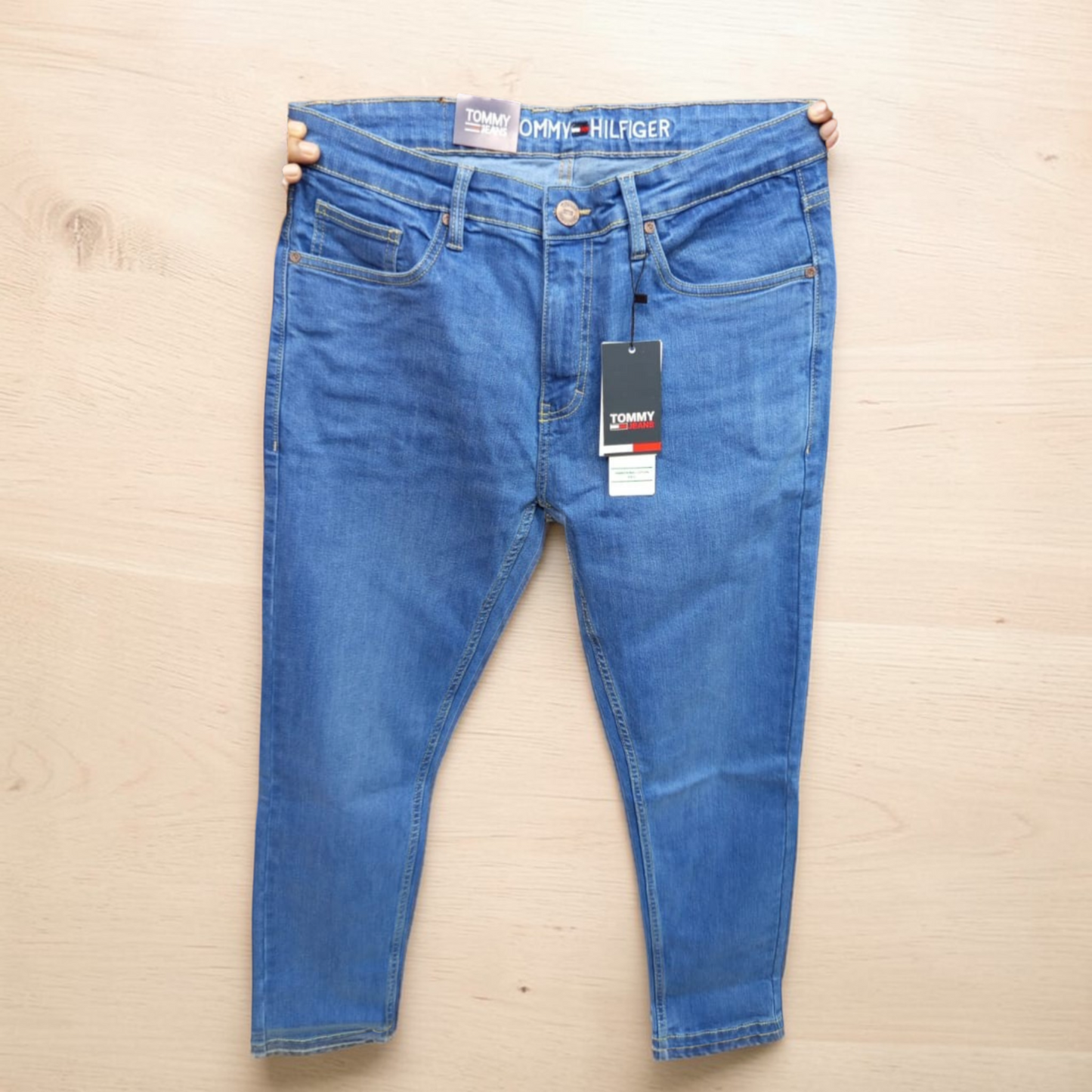 Tommy Hilfiger Men’s Regular Fit Jeans – Light Blue Wash