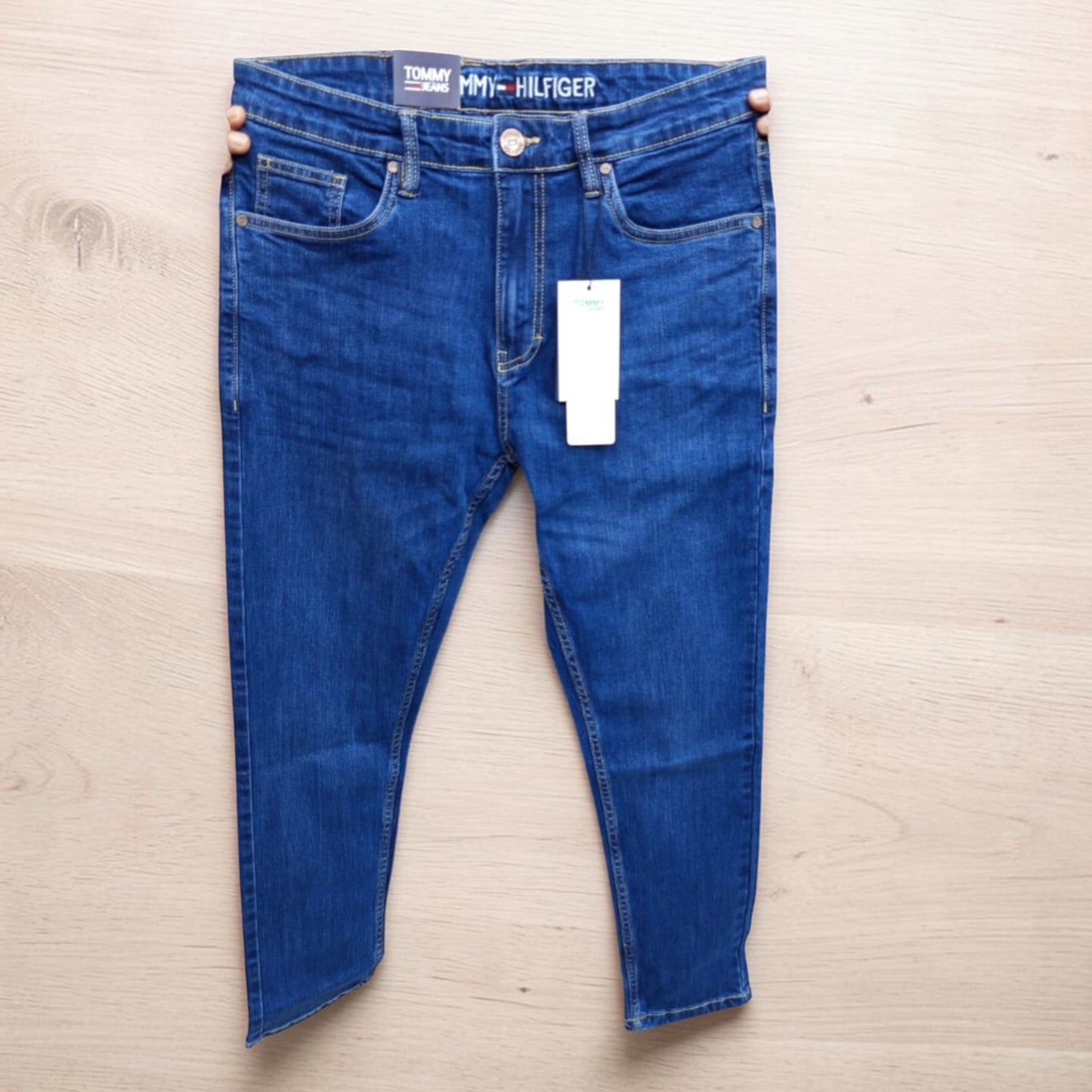Tommy Hilfiger Men’s Regular Fit Jeans – Classic Blue